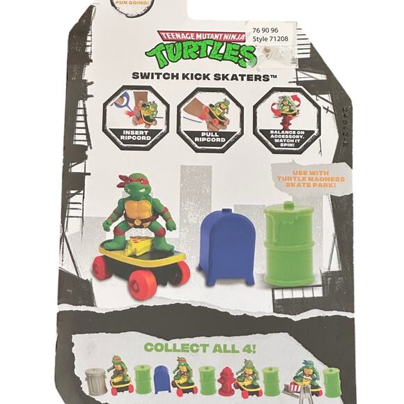 Teenage Mutant Ninja Turtles Switch Kick Skaters - Raphael Toy - Picture 3 of 4